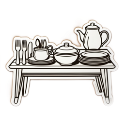 table settings dinner SVG PNG design