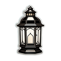 lantern vintage SVG PNG design with clean design elements