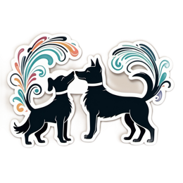 pets stickers SVG PNG design