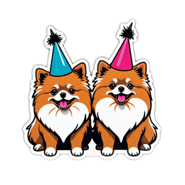 partydogs stickers SVG PNG design