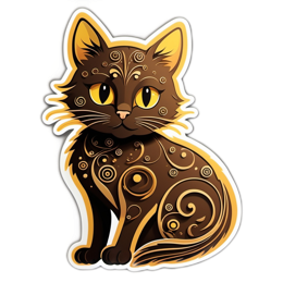 artistic sticker SVG PNG design with clean design elements