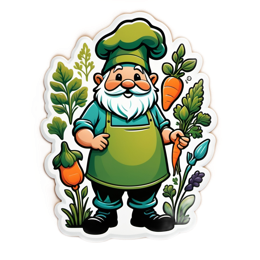 gardener vegetables SVG PNG design