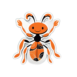 illustration cartoon ant SVG PNG design with clean design elements