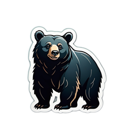bear SVG PNG design with clean design elements