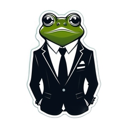 frog suit SVG PNG design with clean design elements