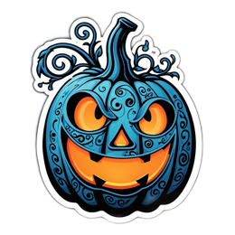 carved pumpkin SVG PNG design