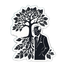 tree man silhouette SVG PNG design