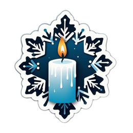 christmas candle SVG PNG design