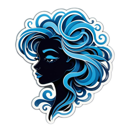beautiful portrait SVG PNG design