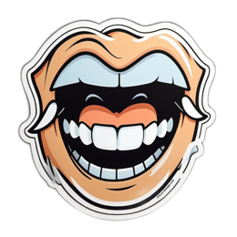 happy expression sticker SVG PNG design with clean design elements