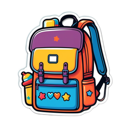 backpack sticker SVG PNG design