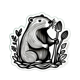 farm marmot SVG PNG design with clean design elements