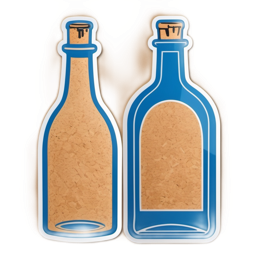 labels bottles SVG PNG design with clean design elements