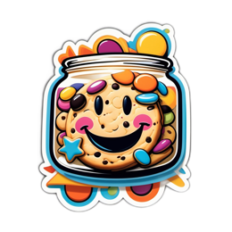 cookies stickers SVG PNG design with clean design elements