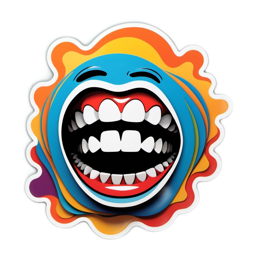 happy expression colorful SVG PNG design with clean design elements