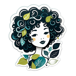 illustration leaves SVG PNG design with red and green floral elements