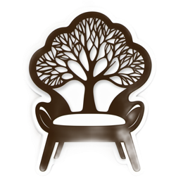 chair tree SVG PNG design