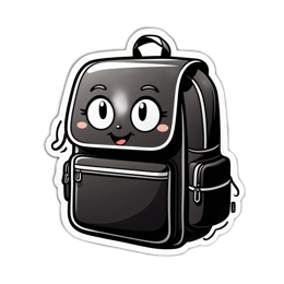 kids backpack SVG PNG design with clean design elements