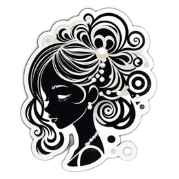 beautiful sticker SVG PNG design
