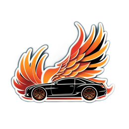 vehicle wings SVG PNG design with clean design elements