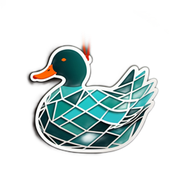 duck orb SVG PNG design with clean design elements