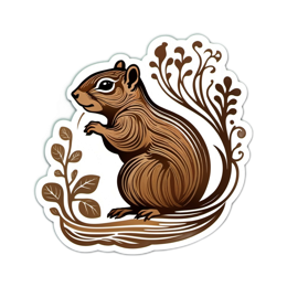 animals squirrel SVG PNG design