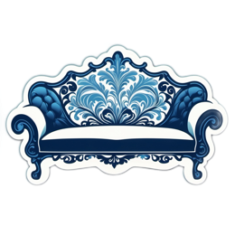 furniture blue SVG PNG design