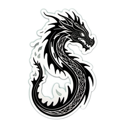 dragons SVG PNG design with clean design elements