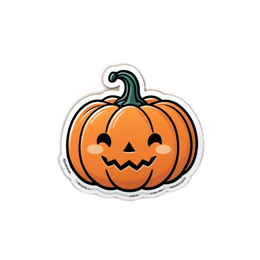 sticker pumpkin SVG PNG design