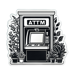 atm plants SVG PNG design with clean design elements