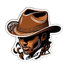 character hat SVG PNG design with clean design elements