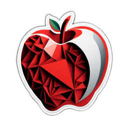 apple SVG PNG design with clean design elements