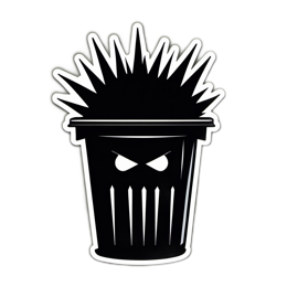 graffiti trashcan SVG PNG design