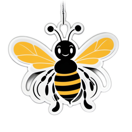 bee cute SVG PNG design with clean design elements