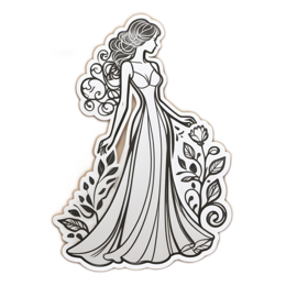 autumn flower SVG PNG design with black and white floral elements