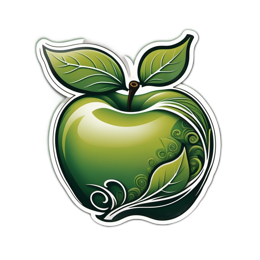 green apple SVG PNG design