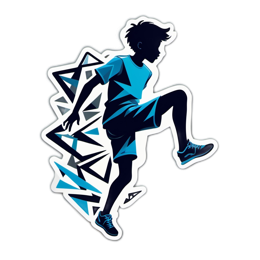 youth activity motion SVG PNG design with clean design elements