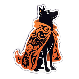 fantasy dog illustration SVG PNG design