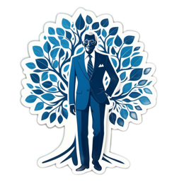 fashion tree portrait SVG PNG design with clean design elements