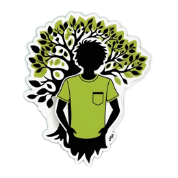 person tree SVG PNG design