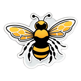 animals bee SVG PNG design with clean design elements