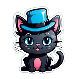 cartoon hat SVG PNG design with clean design elements
