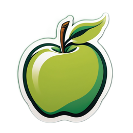 apple illustration SVG PNG design with clean design elements