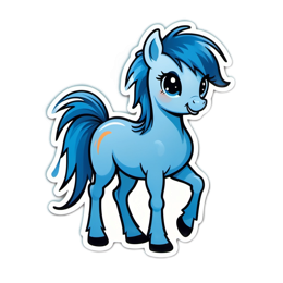 unicorn character SVG PNG design with clean design elements