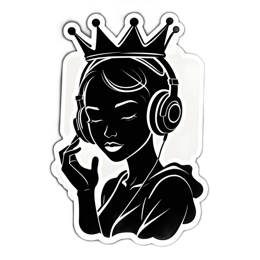 music royalty SVG PNG design