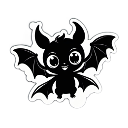 kids bat SVG PNG design with clean design elements