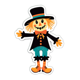 scarecrow SVG PNG design with clean design elements