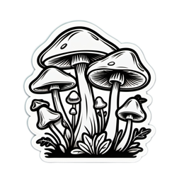 fungi growth botanical SVG PNG design