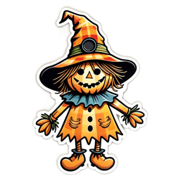 scarecrow festival SVG PNG design with clean design elements