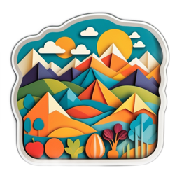 colors shapes SVG PNG design with clean design elements